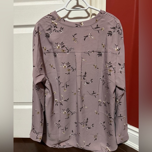 XXL lilac floral blouse - Picture 9 of 9